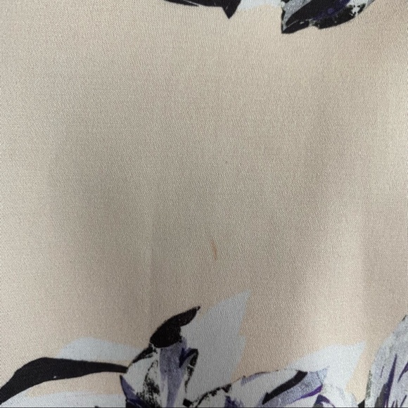 Topshop Cream Floral Shift Dress - Picture 4 of 4